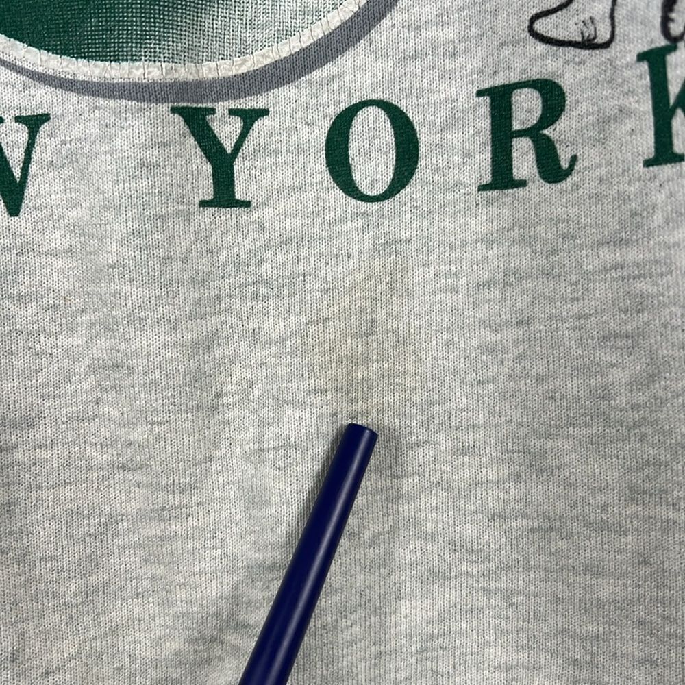 🔥🏈 True Vintage 90’s NEW YORK JETS NFL CREWNECK Sweatshirt Sz Large - RARE - G - Picture 9 of 10